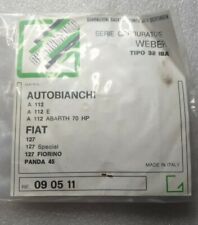 KIT GUARNIZIONE CARBURATORE WEBER 32IBA  A112/E/Abarth-Fiat 127-Fiorino-Panda 45