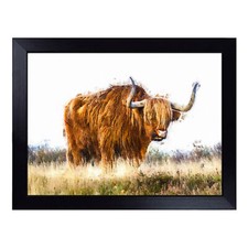 Majestic Highland Cow Lap Tray