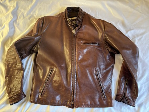 Giacca moto vintage schott - moto,