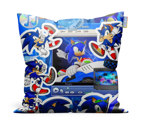 Sonic cuscino 40x40 - sonic,