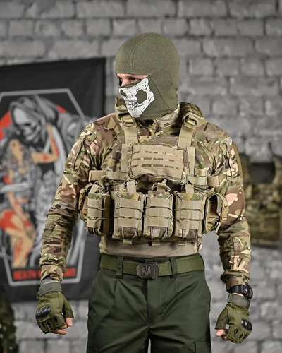 Portatarga tattico multicam - portatarga,