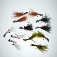 12 mosche streamer ninfa