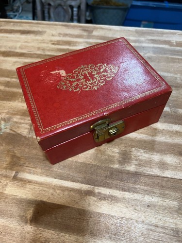 Portagioie vintage rosso - , in