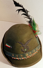 CAPPELLO MILITARE ALPINI-CONGEDANTE-TAGLIA  54 -CON FREGIO -USATO