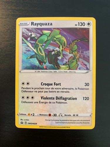 Carte pokémon rayquaza - carte,