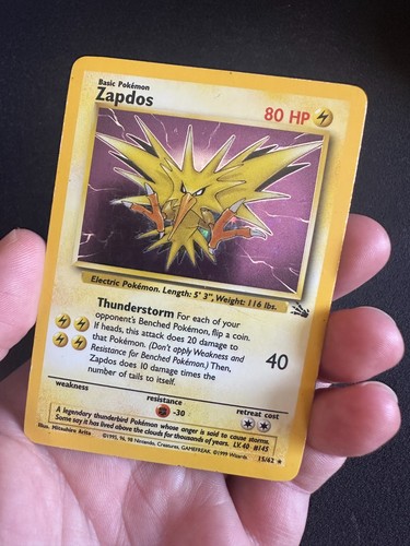 Pokemon zapdos holo - 15/62,