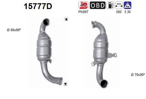 Cv catalizzatore per - 66, kw