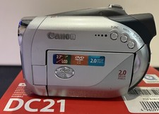 Canon DC21 DVD Digital Camcorder + Accessori + 3 DVD RW DOUBLE SIDE