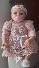 Vestito neonata rosa