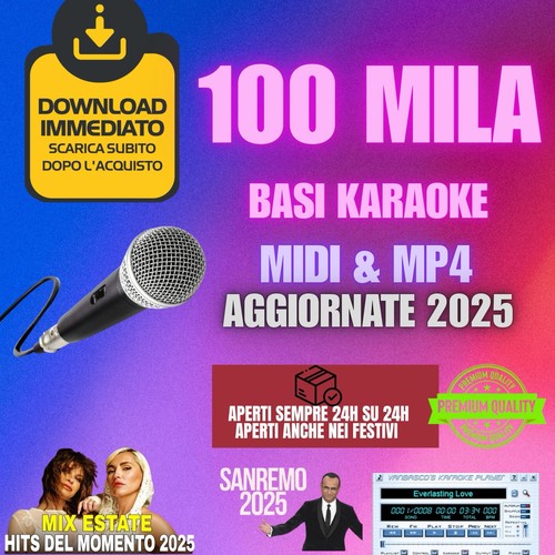 Basi musicali karaoke mp4 midi - musicali,
