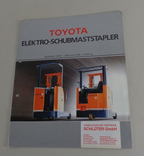 Prospetto toyota carrello - toyota,