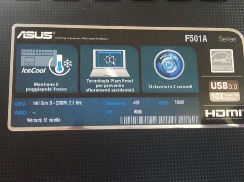 Asus 501 guasto - f,