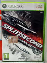 DISNEY SPLIT / SECOND VELOCITY XBOX 360 RACING ARCADE ITALIANO COMPLETO OTTIMO
