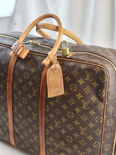 Borsa a mano Louis Vuitton Sirius 50 marrone monogramma LV Boston borsa da viaggio M41406