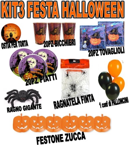 Kit festa ostia halloween - festa,