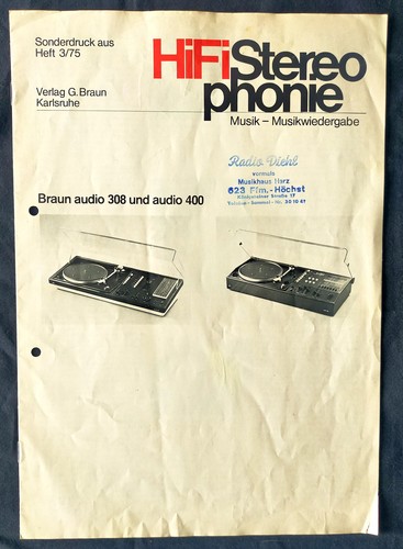 Braun audio 308 - braun,