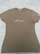 Maglia Kimi Raikkonen Femminile Attillata Grigio Chiaro E Logo Petto E Manica