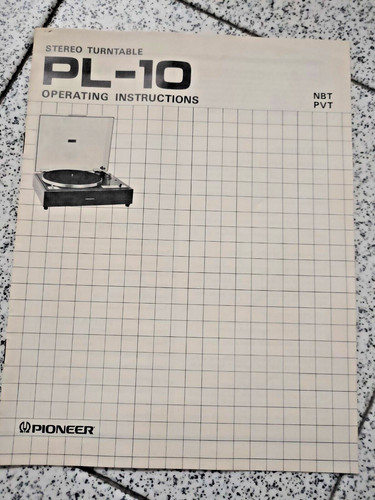Pioneer stereo turntable - pioneer, pl