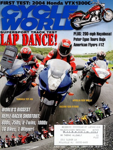 Cycle world august - cycle, –