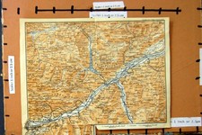 Vecchia stampa d'epoca