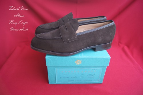 Mocassino edward green - green, 6,5