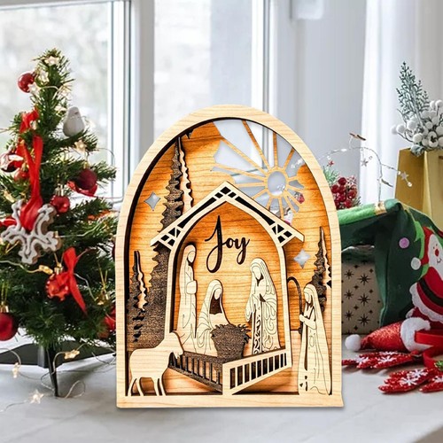 Presepe artigianale legno - presepe, in