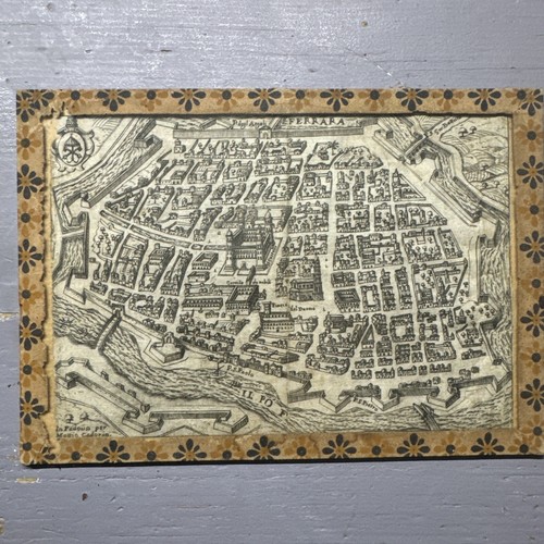 Mappa incisione antica 1670 - incisione,