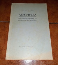 CAPOVILLA AESCHYLEA