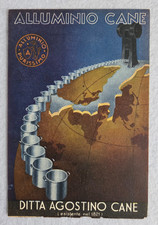 futurismo etichetta alluminio