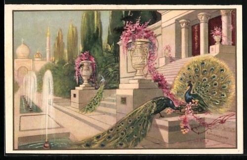 Cartolina artistica firmata