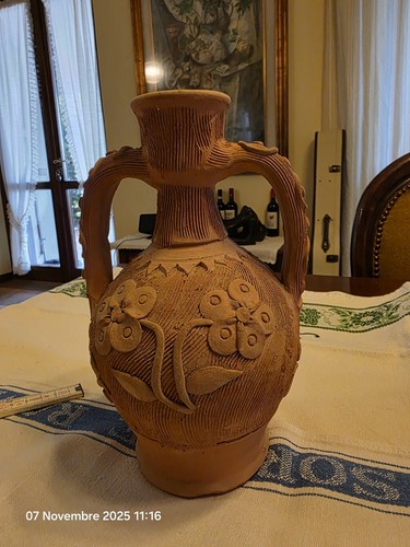 Giara terracotta anni - giara, in