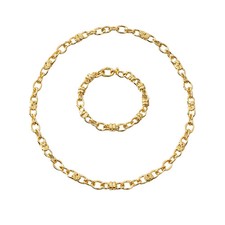 Set Collana e Bracciale Maglia