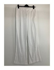 Pantalone bianco gamba larga