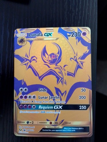 Lunala holofoil - gx, (#sm103a)