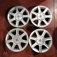 SET 4 CERCHI IN LEGA 6Jx15 4x108 ET27 per PEUGEOT 1007 2005-2010 usati (100072)