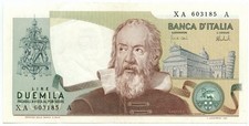 2000 LIRE BANCA D'ITALIA
