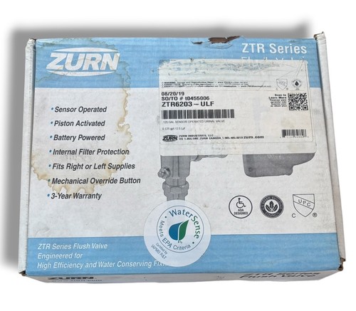 Zurn ztr6203 ulf aquasense ztr - zurn,