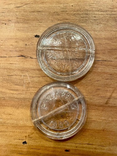 Vintage lyon jar lid - lyon,