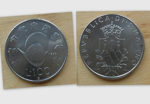 Moneta 100 lire san - 100,