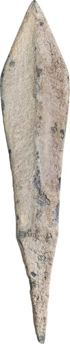 Testa freccia greca bronzo - freccia,