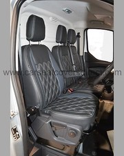 Ford Transit Custom Furgone su Misura Coprisedili - Carbone & Grigio Con