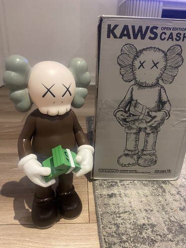 Kaws cash brown grey figure - brown/grey,