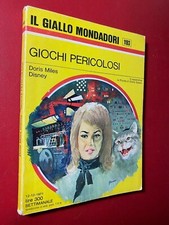 Doris Miles DISNEY - GIOCHI PERICOLOSI Giallo Mondadori/1193 (1971) Libro