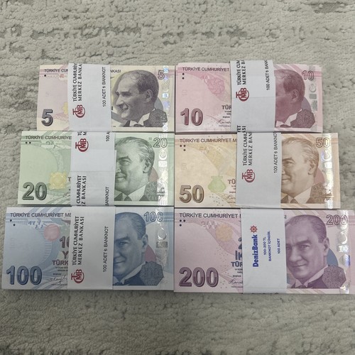 Set banconote turche - , lira