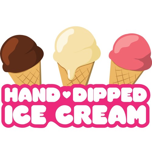 Hand dipped ice - hand,