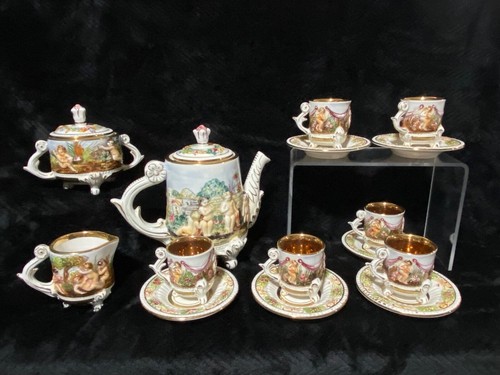 Capodimonte set caffettiera - set,