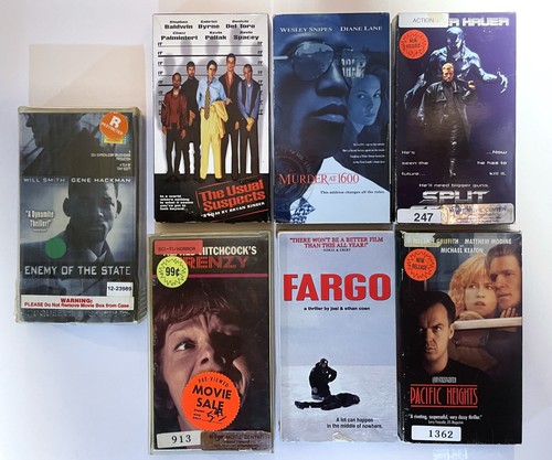 Vhs lot thriller - (7),