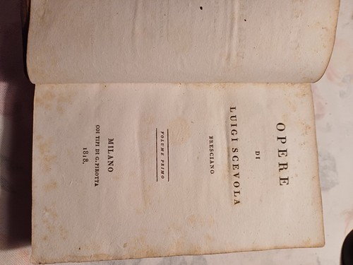 Libro antico opere luigi - libro, di
