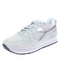 Diadora Olympia Platform Maxi - Sneakers Suede Mesh Grigio - Donna Scarpe