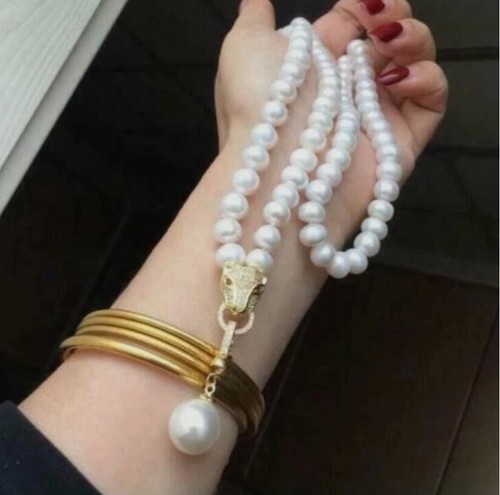 Collana lunga naturale mm - collana, 8-9